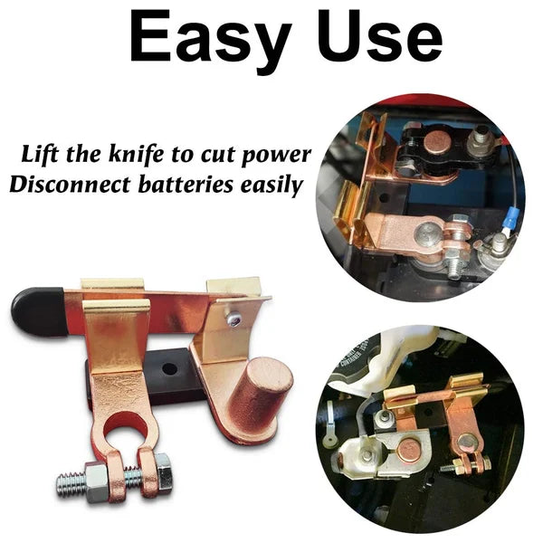 Top Post Knife Blade Master Switch, Leakage Protection Brass Switch