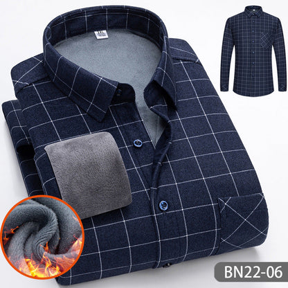 🍂Autumn And Winter Men's Casual Thickened Warm Shirts