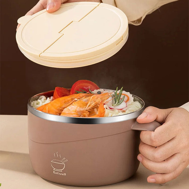 🔥50% OFF🔥304 Stainless Steel Insulated Ramen Bowl
