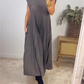 🎉Hot Sale 50% OFF🎉Sleeveless Pleated Simple Solid Color Dress