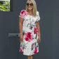👗Multi-plant Floral Print Cascade Dress💖