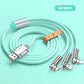 120W 3-In-1 180° Rotating Fast Charging Cable