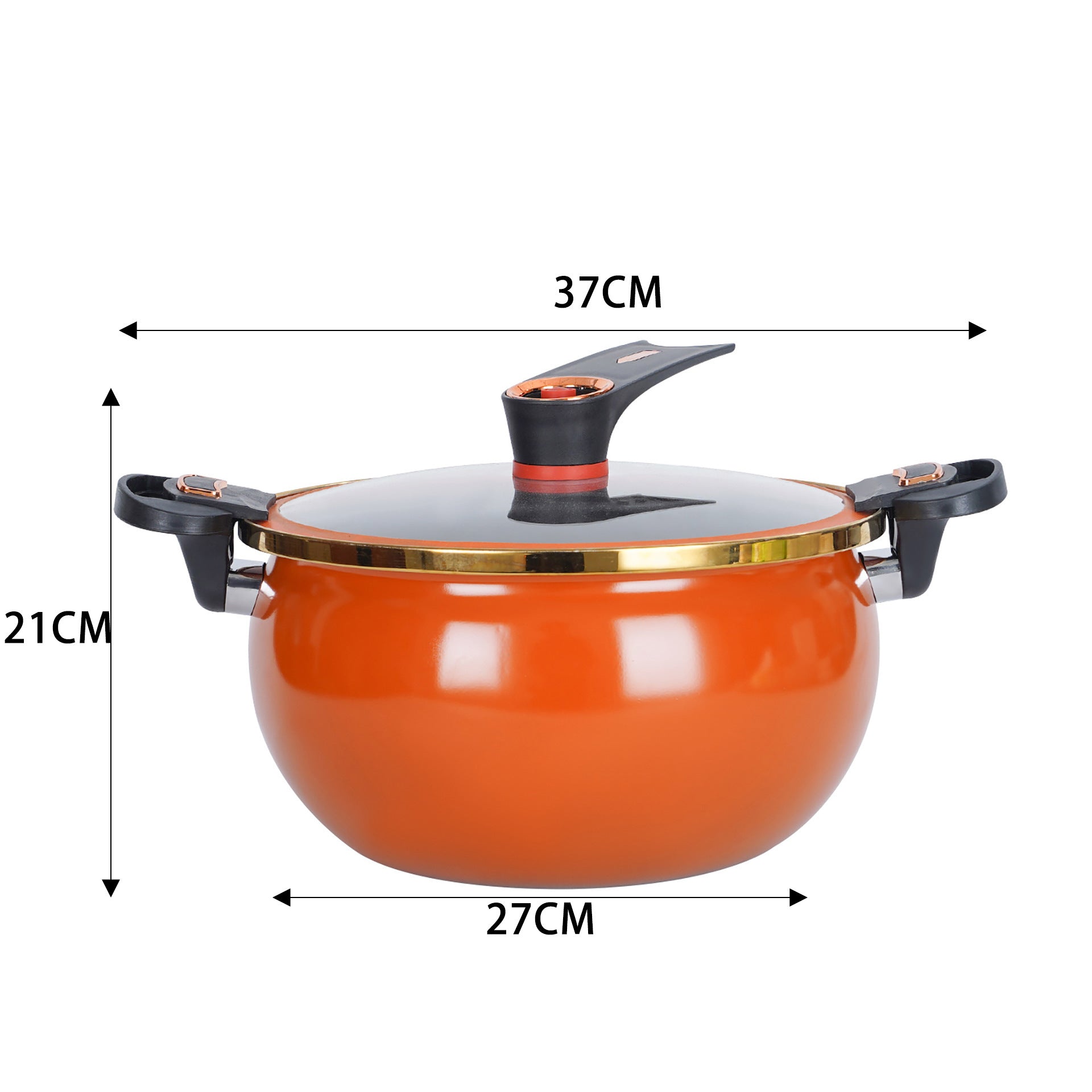 🔥Large Capacity Micro-Pressure Enamel Soup Pot