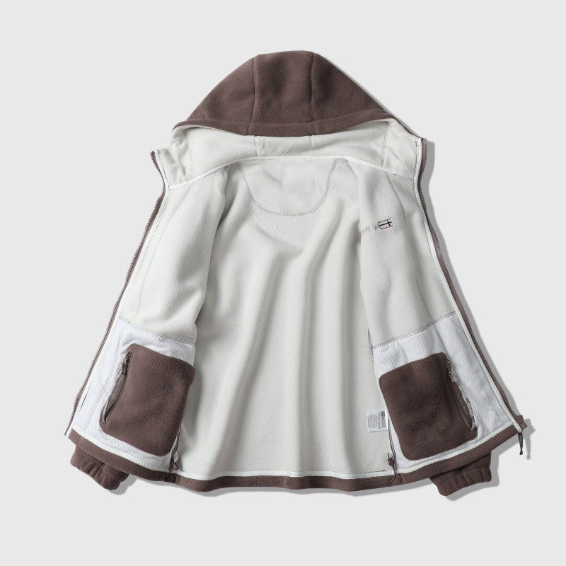 🎄Men's Double-Faced Thick Warm Hooded Jacket