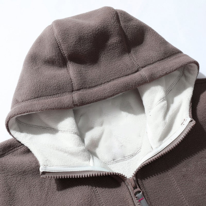 🎄Men's Double-Faced Thick Warm Hooded Jacket