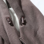 🎄Men's Double-Faced Thick Warm Hooded Jacket