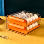 🔥Best Sales🔥  Pull-out Food-grade Refrigerator Egg Rack-stacks Up To 32 Eggs