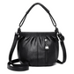 Casual Pleated Bucket Soft Leather Handbag Shoulder Bag