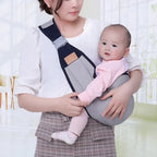 4-in-1 Breathable Baby Carrier – 0-36 Months, Front/Back/Facing In/Out – Hands-Free Comfort for Parent & Baby! ✨