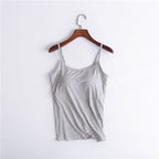 🔥Summer Sale - Stretch Cotton Camisole Built-in Bra