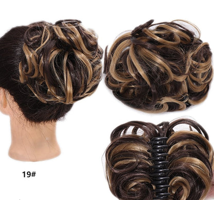 Claw Clip Wig for Natural Hair Bun