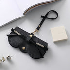 ✨HOT SALE ✨Soft Leather Sunglasses Bag👓️
