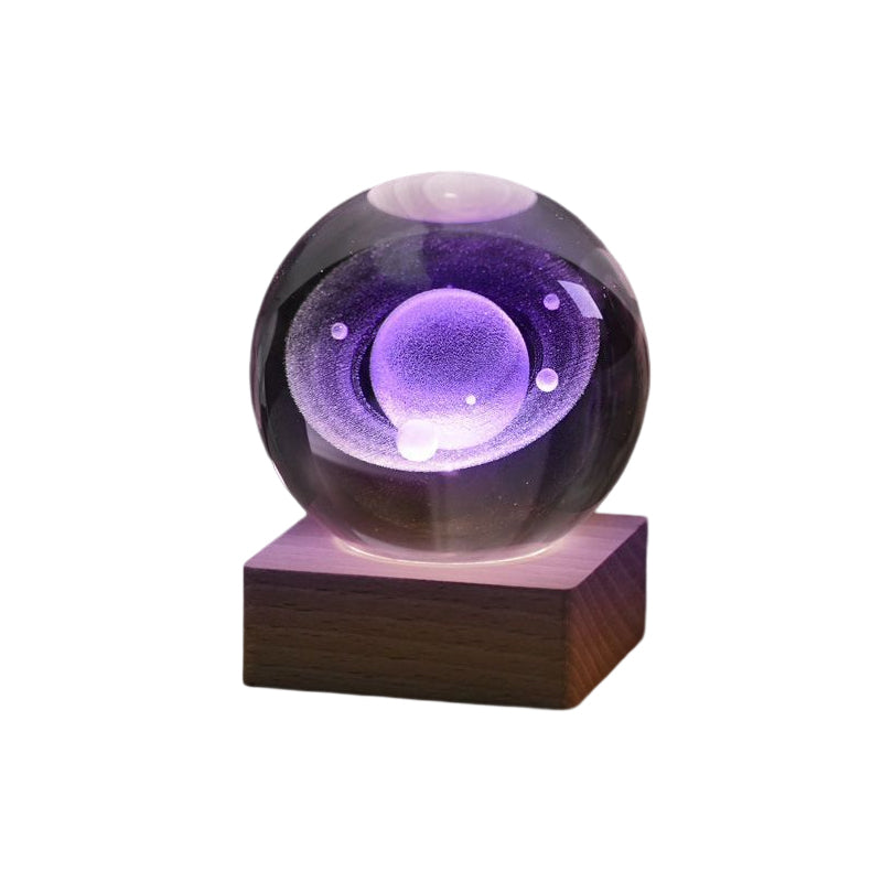 💞50K+ SOLD!💫🌌 Bring the Galaxy into Your Room. 3D Crystal Ball Night Light – 50% OFF! ✨🌙