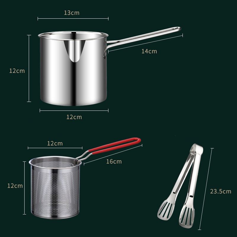 💥R304 Stainless Steel Multifuntional Fryer