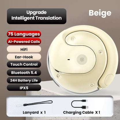 🎉 HOT SALE🎉🎧 Bluetooth AI Translation Headset