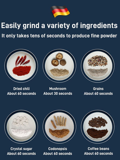 🔥Electric Grinding Cup – High-Speed, Large Capacity & Powerful Crushing 🍚📦