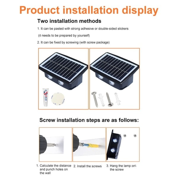 💡  ☀️ Solar Powered Wall Light – Auto On/Off, Weatherproof & Energy Saving 🏡