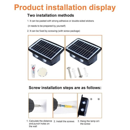 💡  ☀️ Solar Powered Wall Light – Auto On/Off, Weatherproof & Energy Saving 🏡