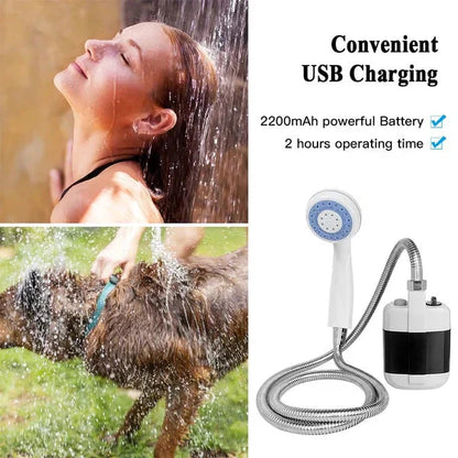 ✨Portable Camping Shower with Adjustable Flow🚿