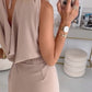 🔥Women's Floral-Embellished Sleeveless Jumpsuit
