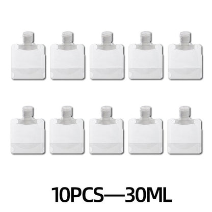 🌷Portable Travel Fluid Makeup Packing Bag(10 Pcs）