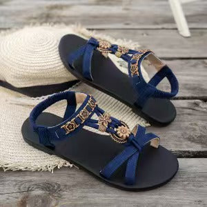 Women's Round Toe Flat Breathable Sandals