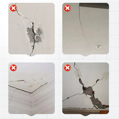 🔧 Elastic Crack Resistant Wall Repair Paste - Flexible & Waterproof Filler for Interior/Exterior Walls with Easy Application 🏠✨