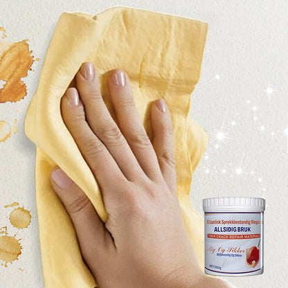 🔧 Elastic Crack Resistant Wall Repair Paste - Flexible & Waterproof Filler for Interior/Exterior Walls with Easy Application 🏠✨