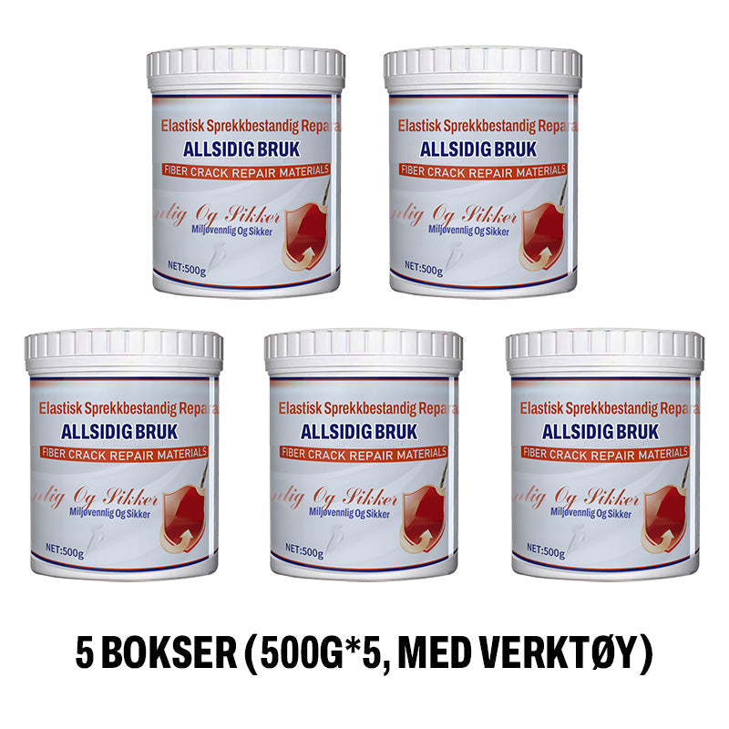 🔧 Elastic Crack Resistant Wall Repair Paste - Flexible & Waterproof Filler for Interior/Exterior Walls with Easy Application 🏠✨