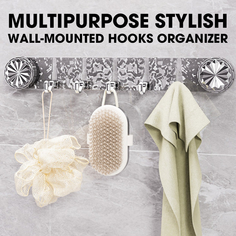 BUY 2 GET 1 FREE! 🛠️ Stylish Wall Hook Organizer – Space Saving, Rust Proof & Easy Install ✨