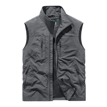 🔥🧥Men's Oversized Sleeveless Vest Jacket With Pockets