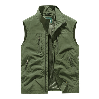 🔥🧥Men's Oversized Sleeveless Vest Jacket With Pockets
