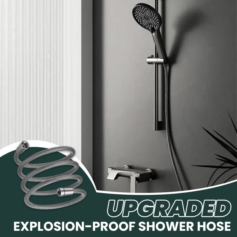 🔥 Upgraded Explosion-proof Braided Shower Hose - Anti-leak🚿