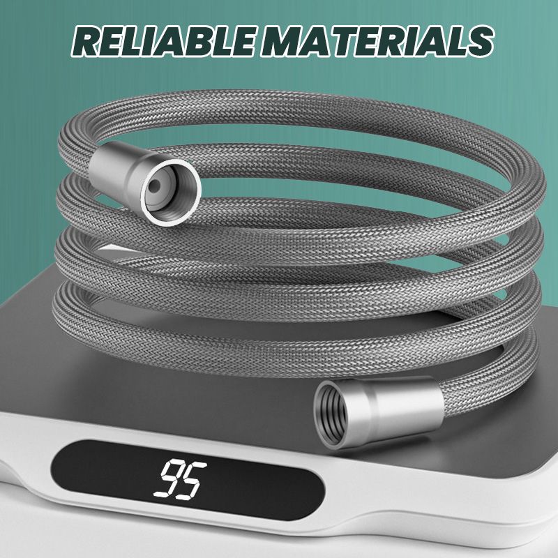🔥 Upgraded Explosion-proof Braided Shower Hose - Anti-leak🚿