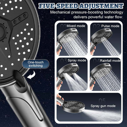 Multi-Functional High Pressure Handheld Shower Head