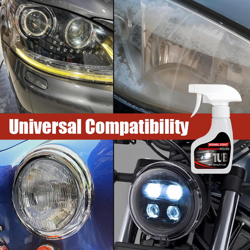 180ml Professional Car Headlight Restorer with Sponge