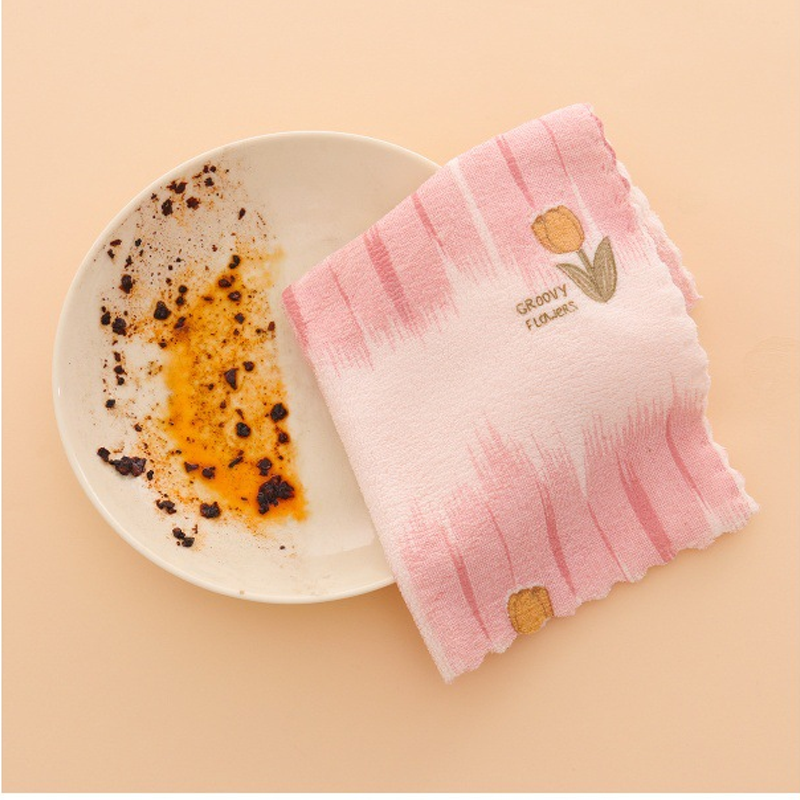 ⏳Time-Limited Special⏰5PCS Coral Flannel Dish Towels for Home Use