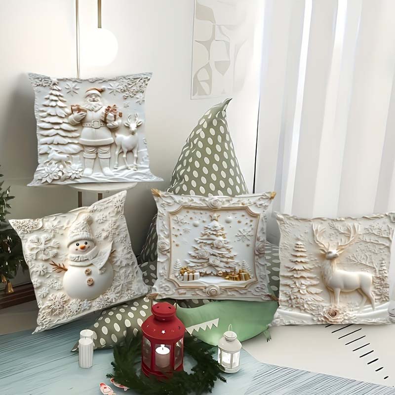🎅🎄Christmas Themed Cushion Cover
