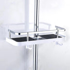 🔥Bathroom Pole Shower Storage Rack Holder