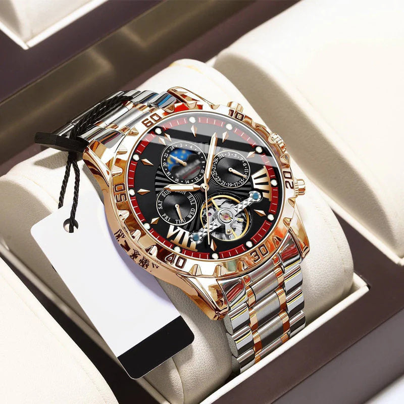 ⌚Swiss Brand New Waterproof Automatic Mechanical Watches