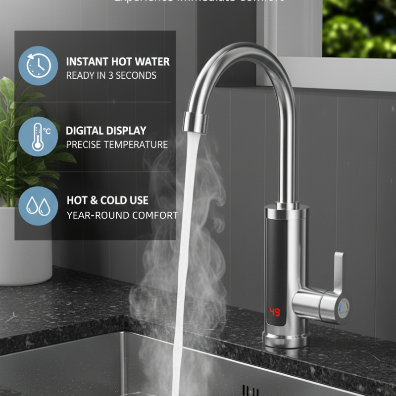 Tankless Instant Hot Water Heater Faucet
