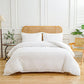 3-Piece Cutwork Tufted Bedding Set