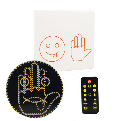 ✨ Expression & Gesture LED Sign Light for Car Rear Window