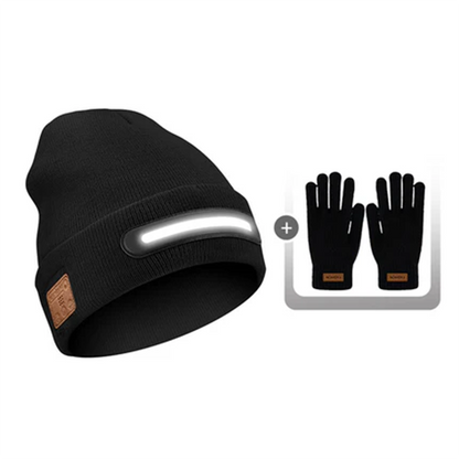 🔥Rechargeable Bluetooth Beanie Hat with Light