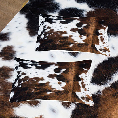 🐮🛏️ Cow Print Duvet Cover – Soft & Lightweight, Fun Design, Complete Set ✨