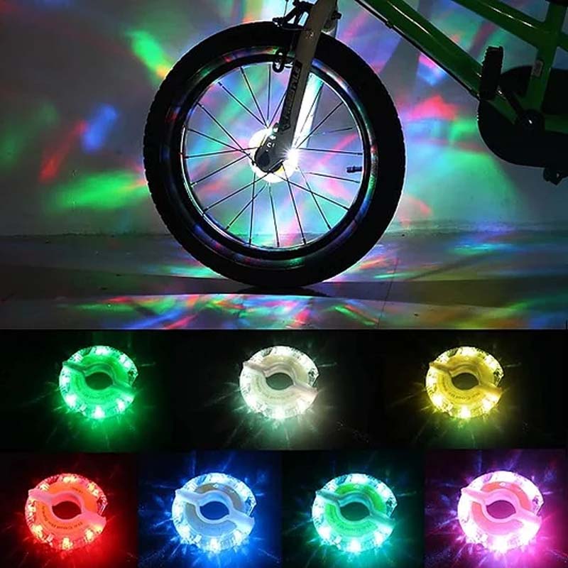 ⏳Time-Limited Special⏰LED Cycling Wheel Hub Light for Night Riding