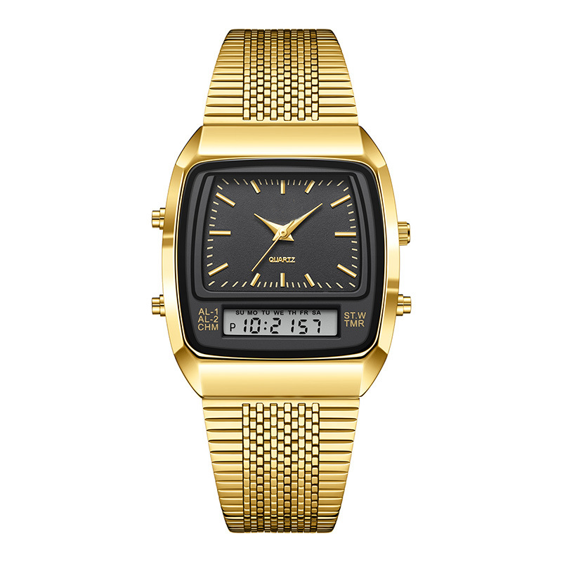 💥LIEBIG Roman Retro Dual System Multi-Function Digital Sports Watch⌚️