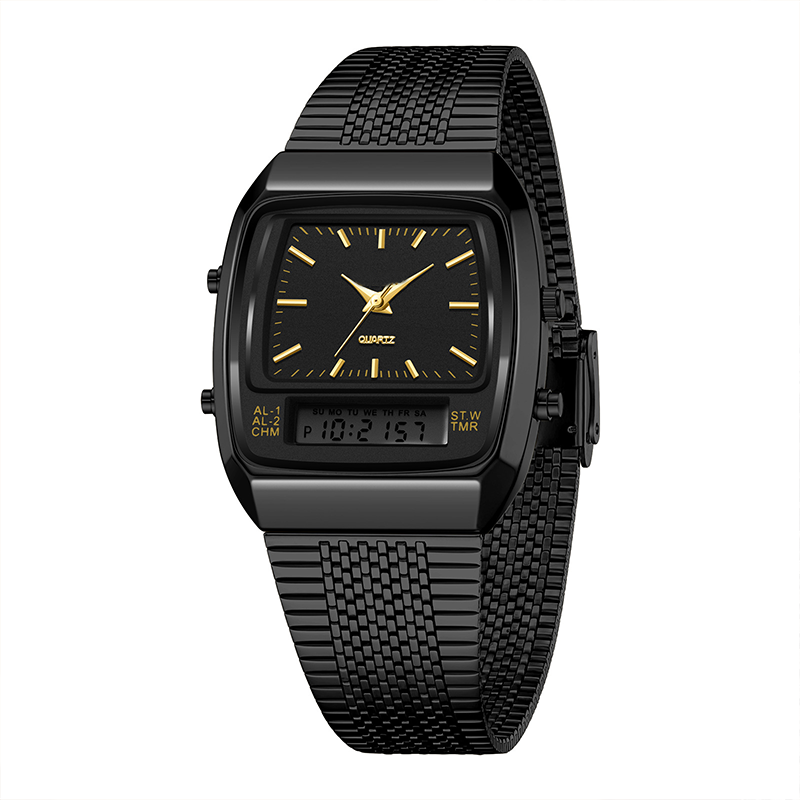 💥LIEBIG Roman Retro Dual System Multi-Function Digital Sports Watch⌚️