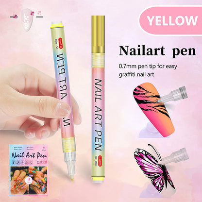 🎁Christmas Gift🎄12-Color Professional Nail Art Pen Set