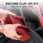 🚗🧺Clip-On PU Leather Car Cup Holder & Organizer